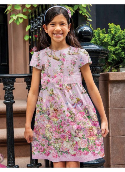 The Daisy Dress feat Spring songs flower fairies by The fabric addict