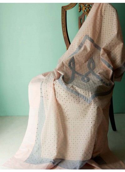 Lattice Eyelet Coverlet