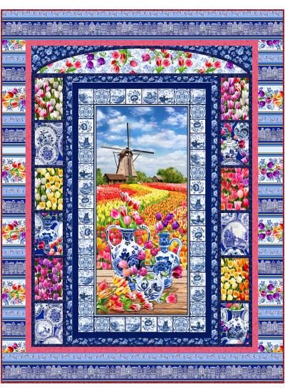 Delft View feat. Spring in Delft by Marsha Evans Moore