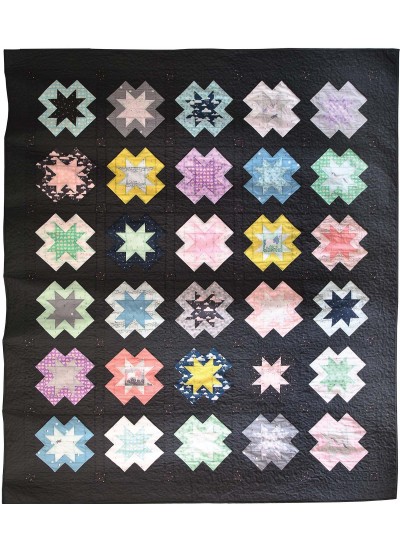 Star Bright Quilt by Sandra Clemons /80x94"