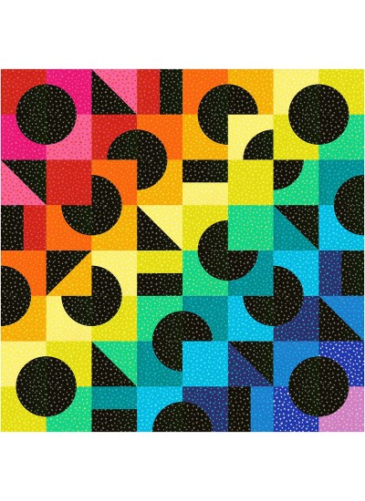 Turntables quilt feat. Stargazer by Sew Much More 
