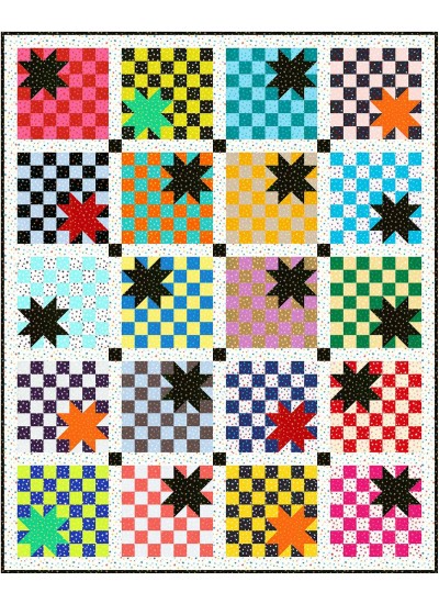 Astronomy Quilt feat. Stargazer by Natalie Crabtree 