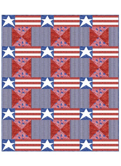 Stars and Bars America the Beautiful by Tammy Silvers of Tamarinis quilt
