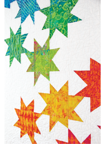 Batik Stars quilt ins2