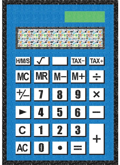 Calculate This Quilt by Lisa Swenson Ruble 52.5"x74.5"