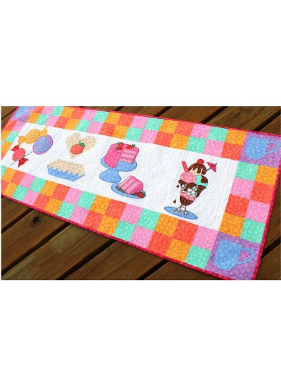 Sugar and Joe Table Runner by Carla Henton of Creatin' in the Sticks