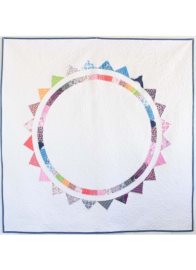 Sun Halo Quilt by Sandra Clemons / 68x68" 