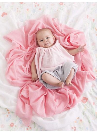 Gauze swaddle babies sarah jane sommer double gauze bubble gauze