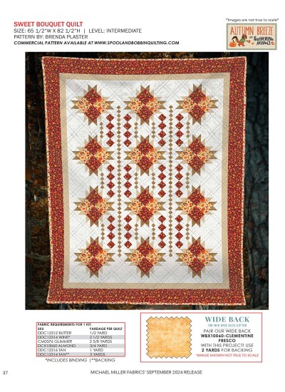 Sweet Bouquet feat. autumn breeze by Brenda Plaster KITTING GUIDE