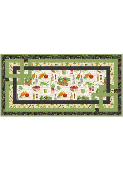 Knotted Runner taste of the season by the fabric addict /20.5"x40.5"