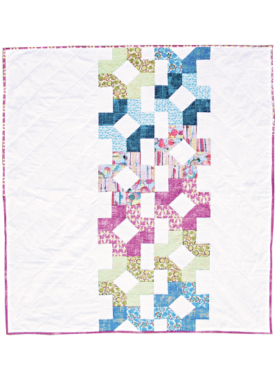 The Charleston Square Quilt  - Pieced by Tricia Martin /71"x80"