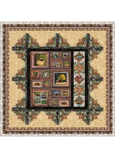 cabin sweet cabin feat. the great outdoors by christine stainbrook - free pattern available in march, 2026