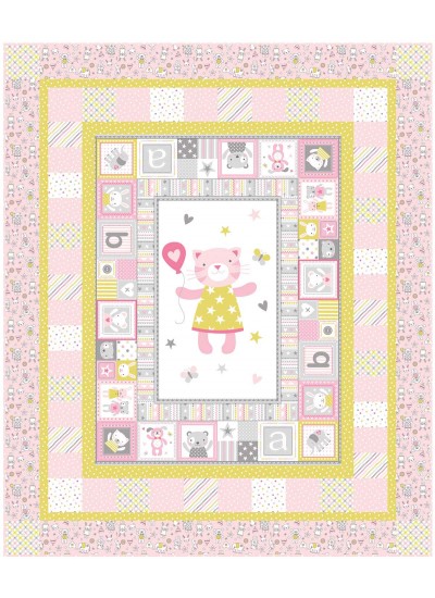 Tiny Tots Quilt by Heidi Pridemore /50"x60"