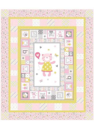 Tiny Tots Quilt by Heidi Pridemore /50"x60"