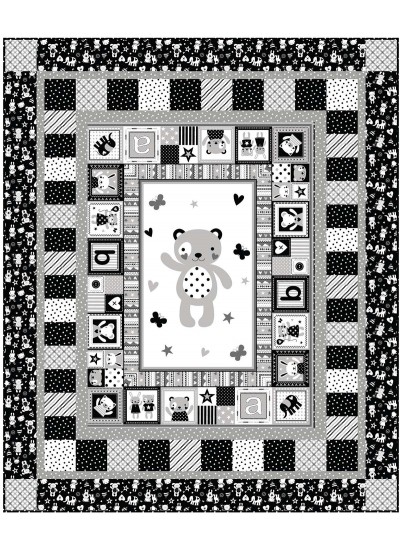 Tiny Tots Quilt by Heidi Pridemore /50"x60"