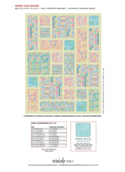 Tossed Tiles Dreams Summer Dreams Kitting Guide