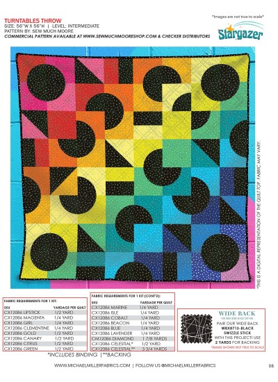 Turntables feat. Stargazer by Sew Much More Kitting Guide