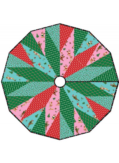 Over Under Tree Skirt by Swirly Girls Disign 48" Diameter 