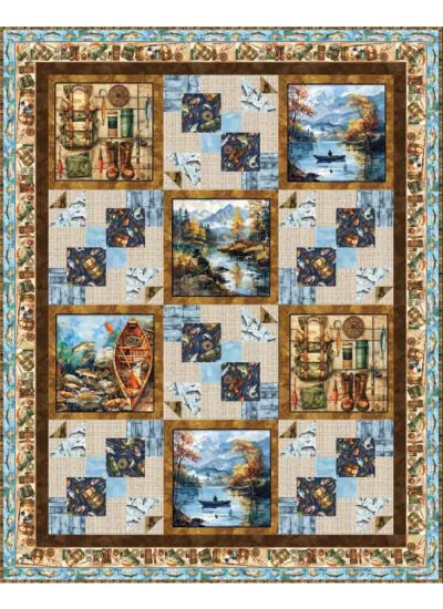 Camping Trip feat. The Fisherman's Trail by Project House 360- free pattern available February 2027