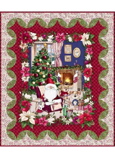 St. Nick Quilt feat. Paws & Claus Christmas by Project House 360- free pattern available May 2027