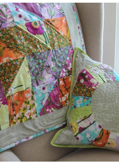 Vignette quilt and pillow