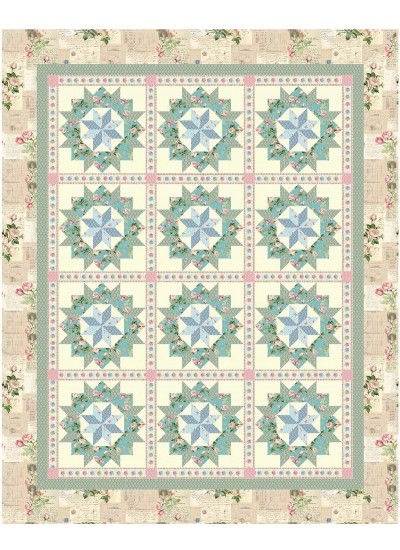 Virginia reel Quilt by Christine Stainbrook / 72"x90"