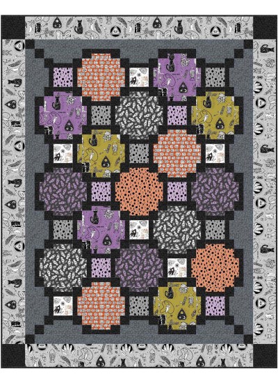 Focus Pocus Quilt by Swirly Girls Design 72"x92"