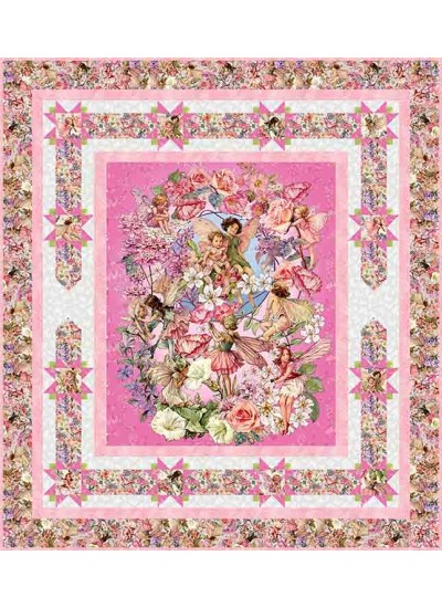Beautiful Dreamer Quilt feat. Where Flower Fairies Dream by Project House 360- free pattern available April 2027