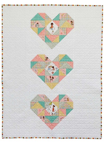 Heart Bits sew seeds of love Quilt by Sew Mariana 