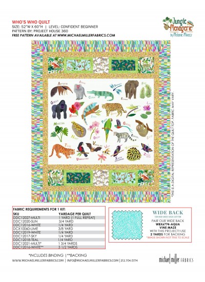 Who's Who feat. Jungle Menagerie By Project House 360 Kitting Guide 