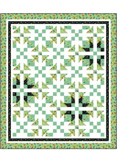 STAR BRIGHT BY BRENDA PLASTER QUILT FEAT. WILD ONE 