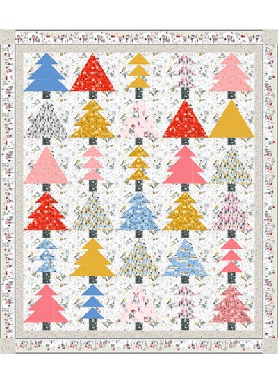 Winter dream Quilt by Charisma Horton 72"x84"