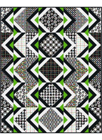 Inside Out quilt feat. yesteryear by Hanna Bourque 