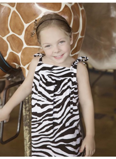 Show Your Skin Zebra Dress