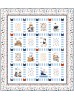 A Cat's Life Quilt by Wendy Sheppard /63"x71" 