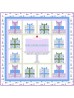 Happy Birthday Lilac Quilt by Natalie Crabtree /68-1/2"x68-1/2"