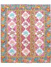 Kashmir Blooms Quilt by Marsha Moore /53.5"x63.5"