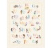 A TO Z ALPHABET PANEL - 36" REPEAT