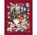PAWS & CLAUS CHRISTMAS PANEL 44'' X 36''
