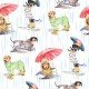 DOGS IN THE RAIN